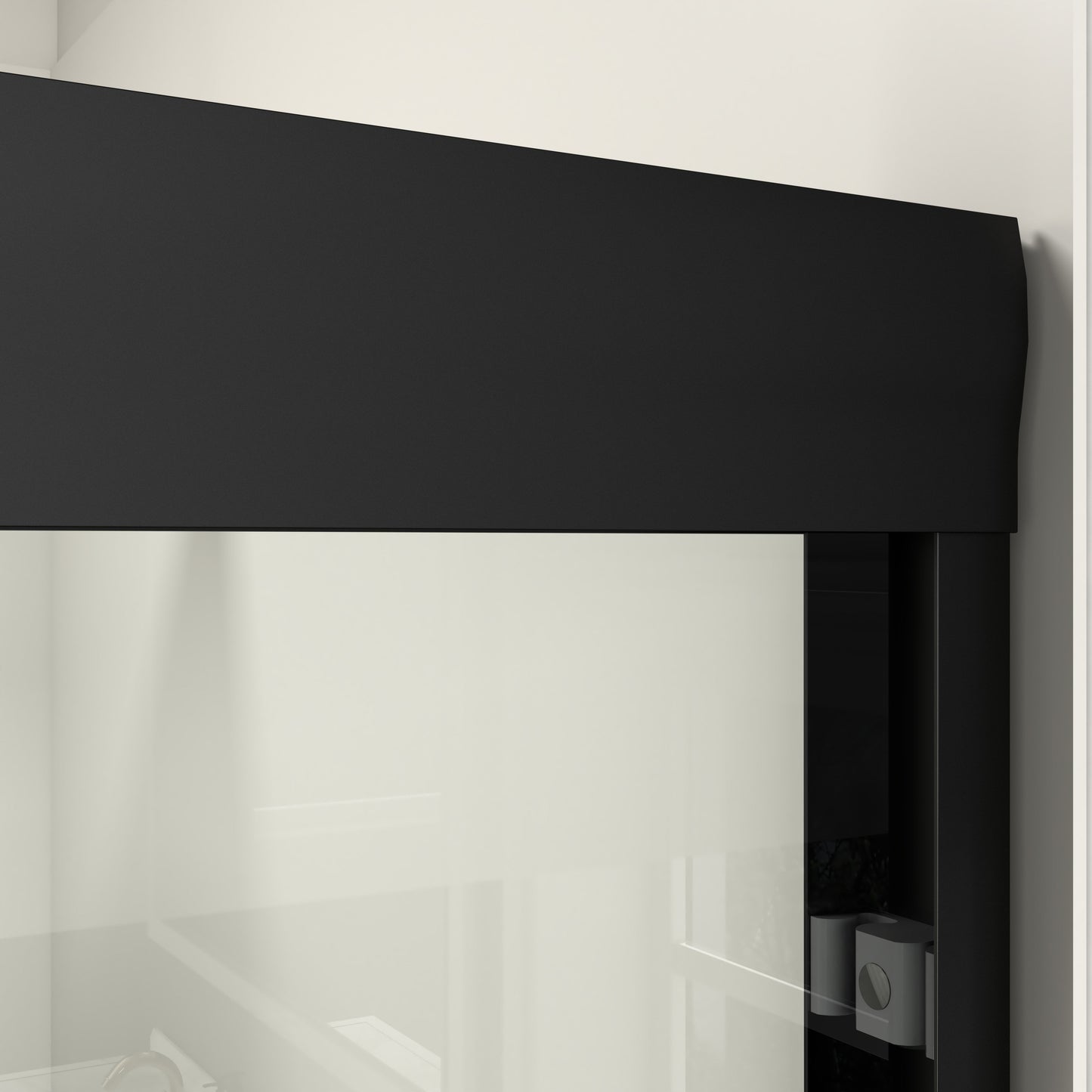 56" - 60" W x 72" H Semi-Frameless Double Sliding Shower Door, D03-60