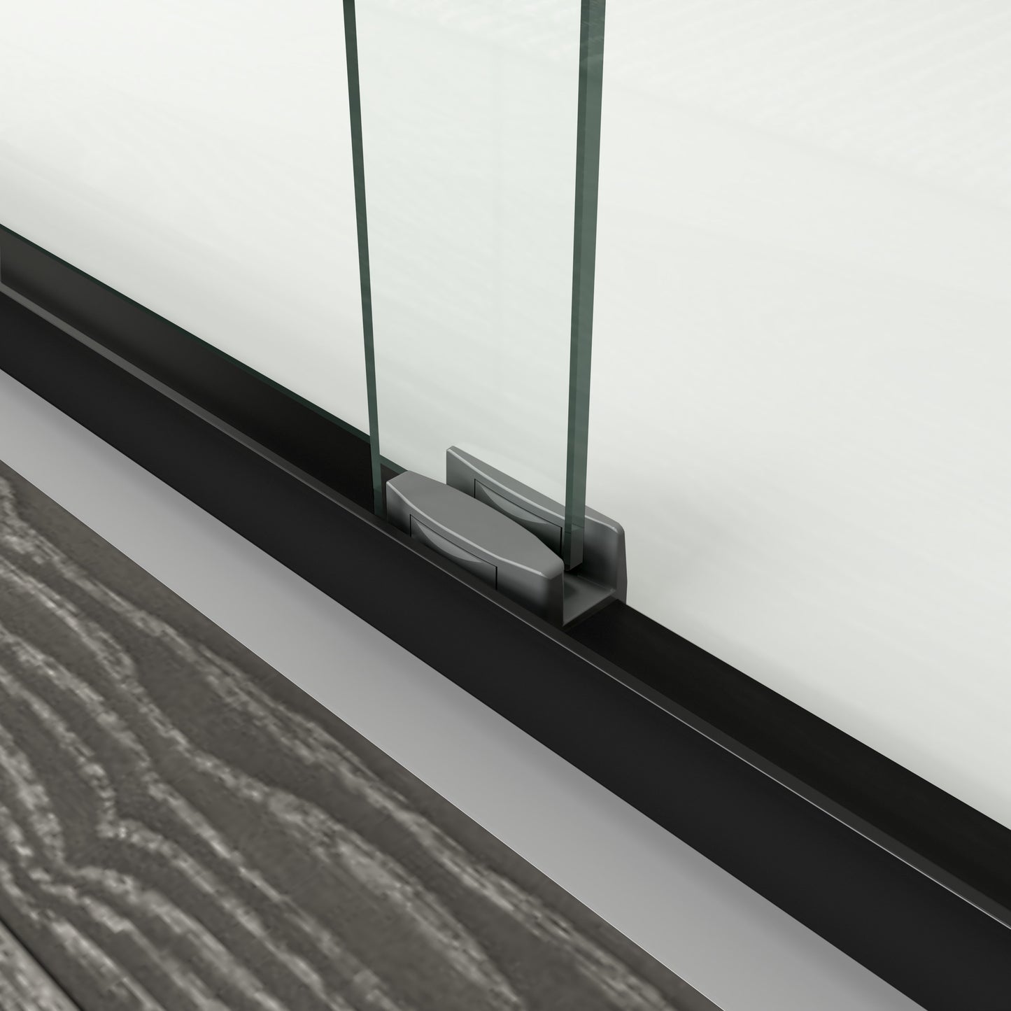 44" - 48" W x 72" H Semi-Frameless Double Sliding Shower Door, D03-48