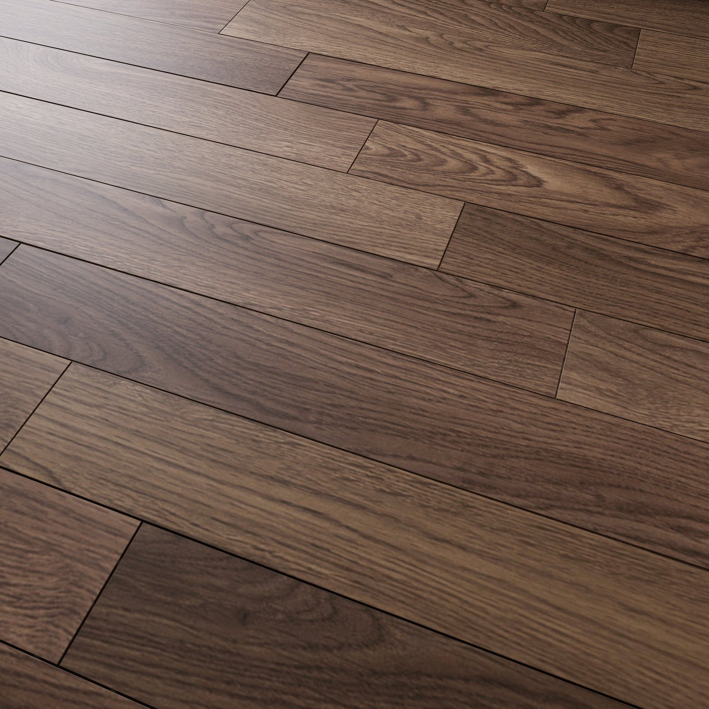 9/16" T x 7-1/2" W Multilayer Engineered Flooring T&G (19.63 Sq. Ft.), Amber Walnut F01-AW