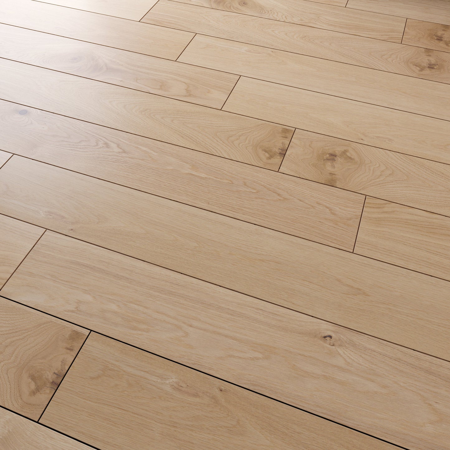 9/16" T x 7-1/2" W Multilayer Engineered Flooring T&G (19.63 Sq. Ft.), Sandy Oak F01-SO