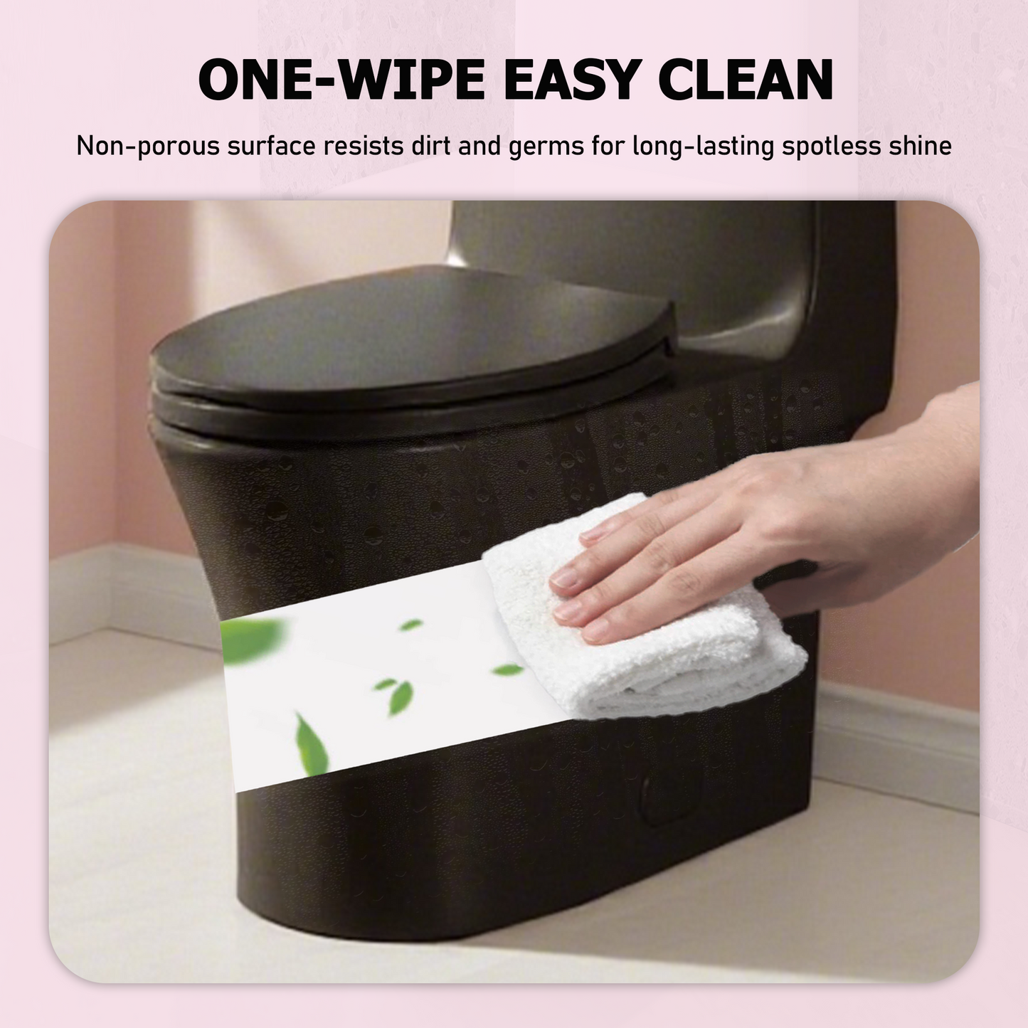 One-Piece Toilet, Dual Flush 1.1/1.6 GPF, Matte Black T02-MB