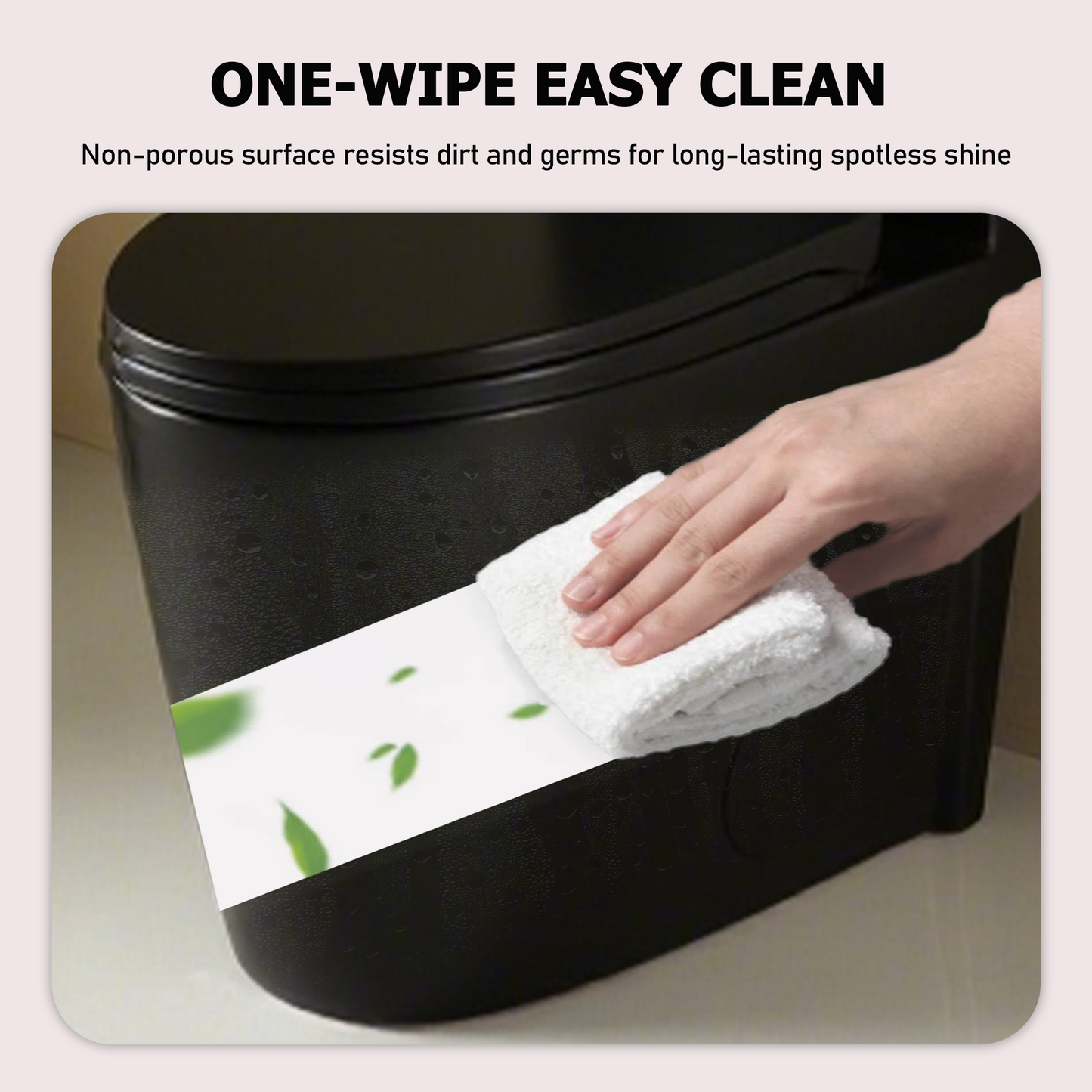 One-Piece Toilet, Dual Flush 1.1/1.6 GPF, Matte Black  T01-MB