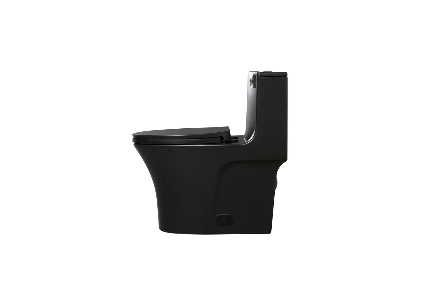 One-Piece Toilet, Dual Flush 1.1/1.6 GPF, Matte Black T02-MB