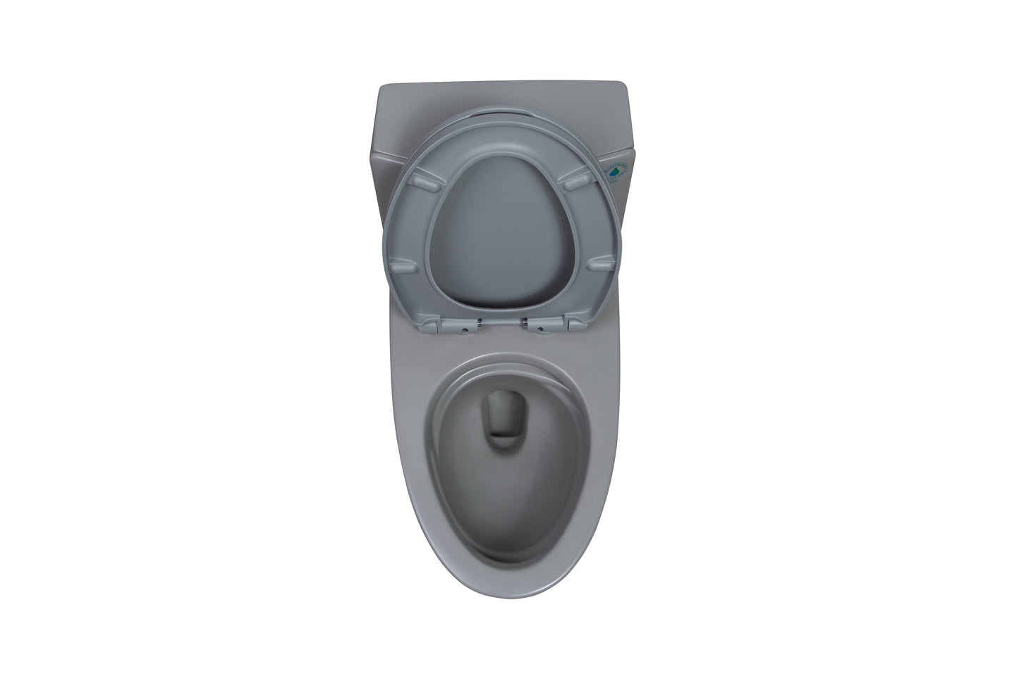 One-Piece Toilet, Dual Flush 1.1/1.6 GPF, Light Grey T02-LG
