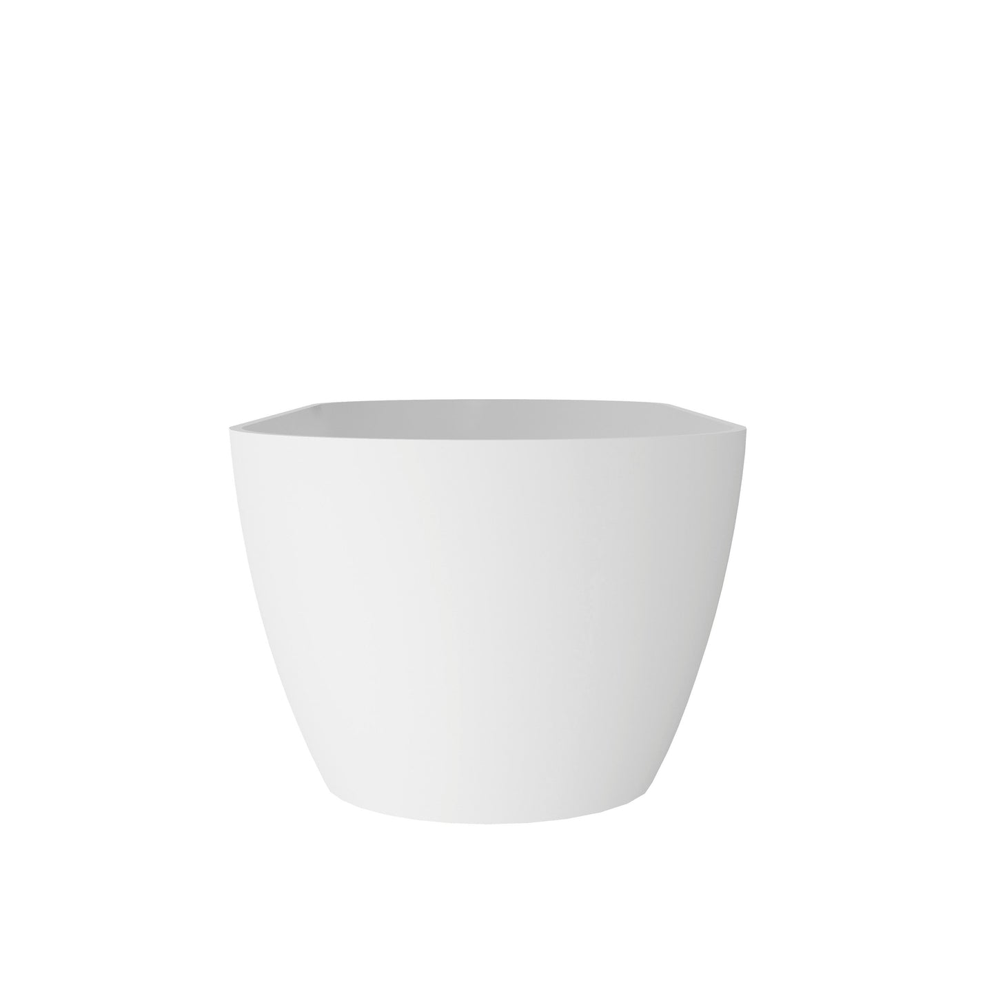 63" Freestanding Stone Resin Deep Soaking Bathtub S03-63