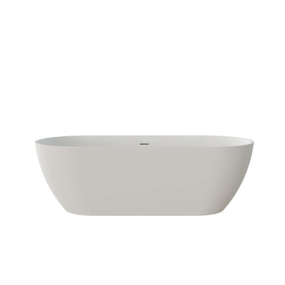 69" Freestanding Stone Resin Deep Soaking Bathtub S03-69